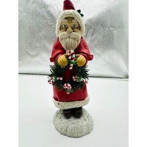 Vintage Santa Claus Resin Figurine Christmas Collectible Decor Rare